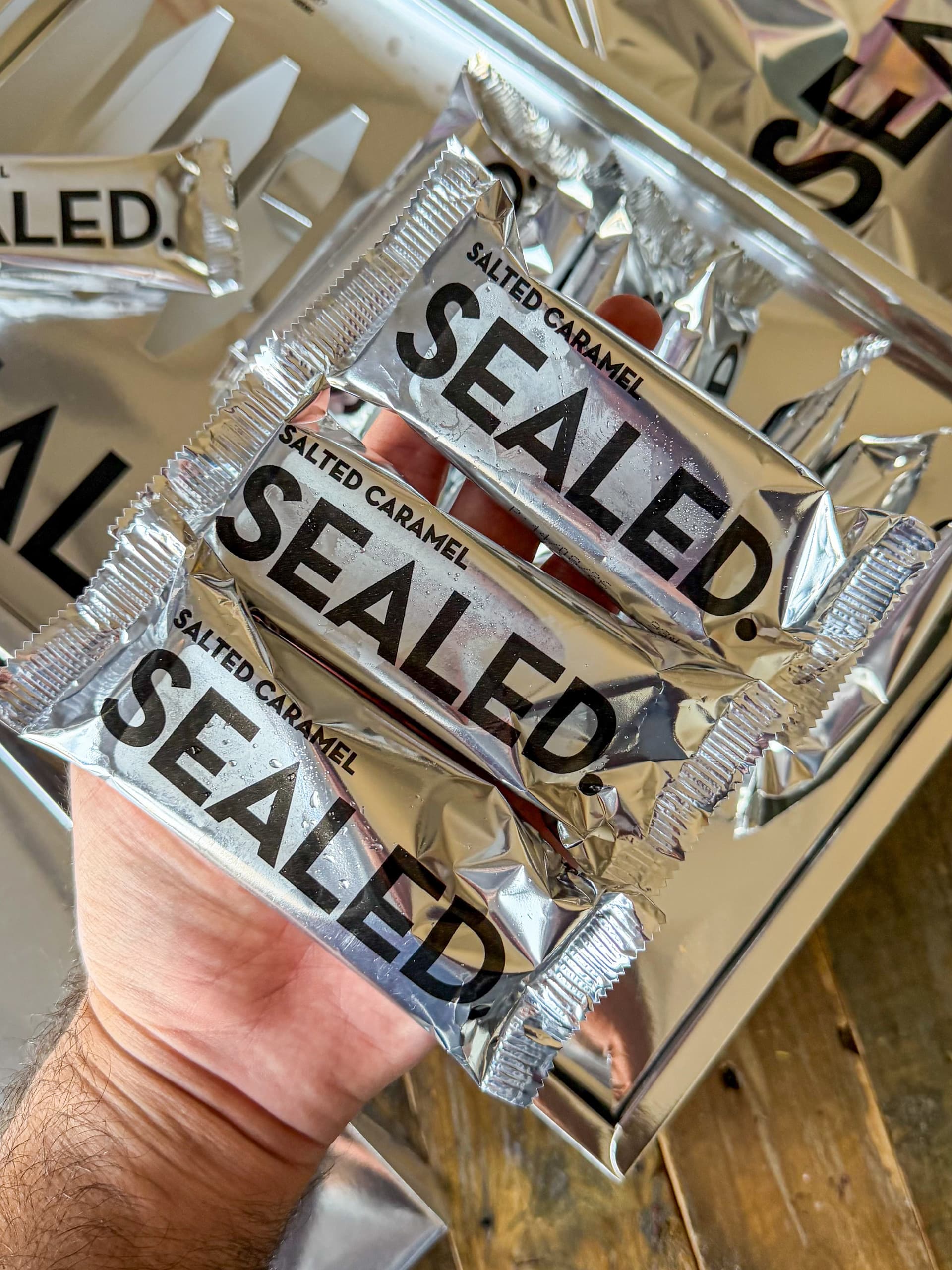 Sealed KWT's Salted Caramel Ice Cream Sandwich image 2